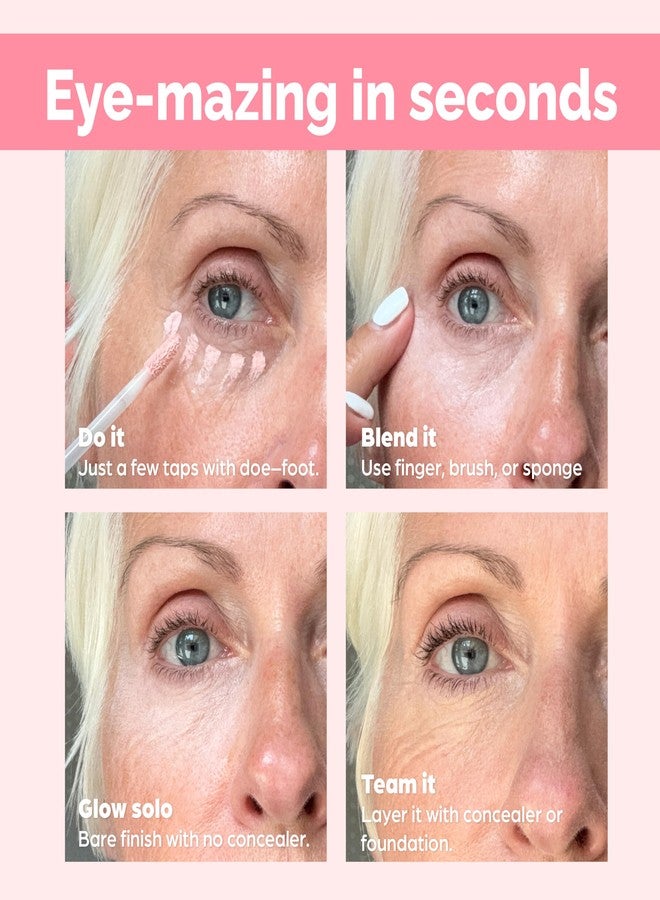 إليزابيث موت، كريم أساس ومُفتّح للهالات السوداء تحت العين، مُرطّب ومُصحّح للون الهالات السوداء، قاعدة كونسيلر خفيفة الوزن للبشرة الناضجة، درجة فاتحة 5 مل - Image 5